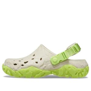 Сандалии all-terrain atlas clog 'bone limeade' Crocs, бежевый