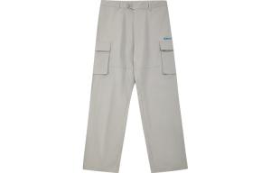 Clot Свободные брюки прямого кроя, повседневные брюки для мужчин, серые