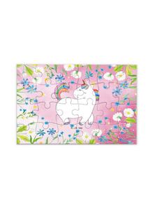 Mr. & Mrs. Panda Головоломка «Единорог, прогуливающийся без слов» в пастельно-красном цвете