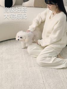 Dajiang Ковер 190x300 см для гостиной/спальни, немаркий, моющийся, водостойкий, в стиле лайт-люкс