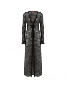 Платье для пляжа с поясом Missoni, черный