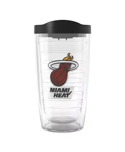 Классический стакан Miami Heat на 16 унций с эмблемой Tervis Tumbler, clear