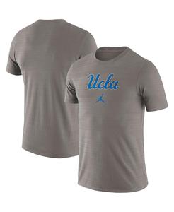 Мужская брендовая серая футболка UCLA Bruins Team Issue Velocity Performance Jordan