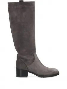 Замшевые сапоги на молнии Doucal'S, серый