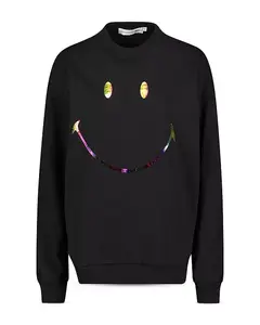 Толстовка с голографической надписью Joshua Sanders, черный