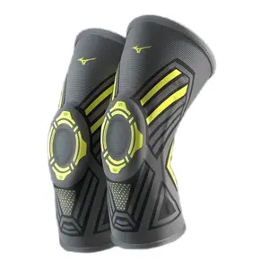 Наколенники Mizuno, серый желтый 2 pack