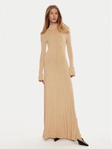 Трикотажное платье приталенного кроя Ivy Oak, бежевый
