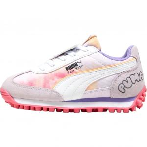 Детские повседневные туфли Easy Rider для дошкольников PUMA, белый/розовый/фиолетовый