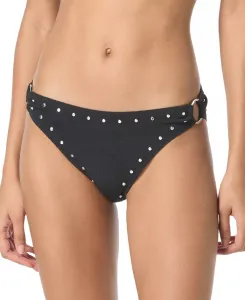 Женские креповые плавки с заклепками по бокам Michael Kors, черный