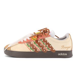 Vl court 2.0 амортизирующие, износостойкие низкие кроссовки для скейтбординга unisex Adidas, желтый