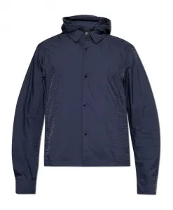 Куртка со съемным капюшоном Emporio Armani, синий