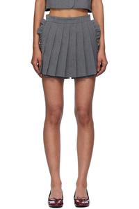 Складчатые шорты-фартук Pushbutton, цвет gr