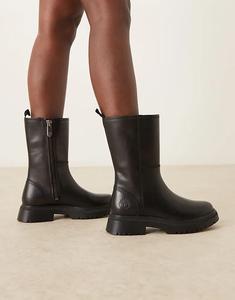 Высокие ботинки Timberland Cambria Valley на молнии из черной кожи