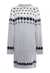 Вязанное платье Usha, серый