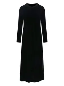 Бархатное миди-платье Aspesi, черный