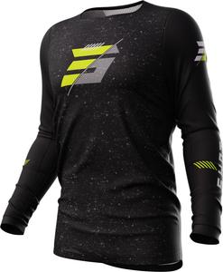 Мотокроссовая майка Shot contact speck, Black/Neon