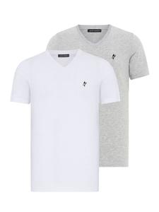 Рубашка Jacey Quinn, цвет Grey/White