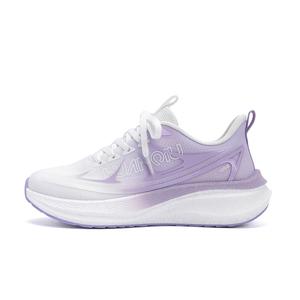Женские кроссовки для бега и повседневной носки с сетчатым амортизирующим верхом, устойчивым к истиранию HUANQIU, белый фиолетовый