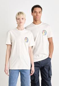 Футболка с принтом POP CREST TEE UNISEX Tommy Jeans, бежевый