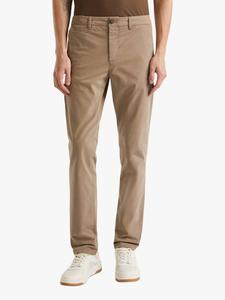 Облегающие брюки-чиносы Benetton, серо-коричневый