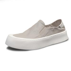 Devanro Высокие дышащие нескользящие низкие кеды мужские белые, цвет White