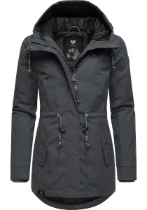 Зимняя куртка Ragwear "Monadis Black Label", с капюшоном, стильная зимняя парка для холодного времени года, серый