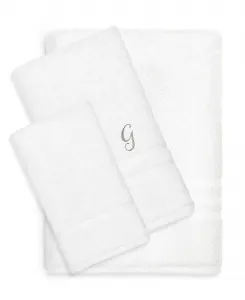 Набор из 3 банных полотенец Denzi из турецкого хлопка с индивидуальным дизайном Linum Home, G