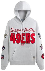 Худи Kith For The NFL San Francisco 49ers Faithful Vintage Hoodie, серый