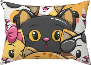 Pevtufa Наволочка с принтом кота Cute Cat Cartoon1