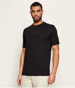 Футболка TS_Логотип regular fit Boss Green, черный