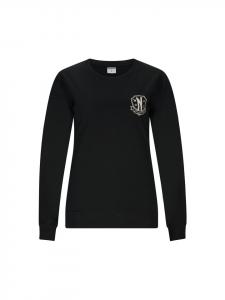 Пуловер ONOMATO! Pullover Sweatshirt Wednesday Nevermore, черный