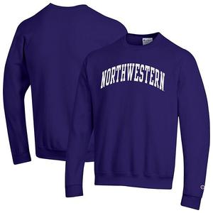 Мужской фиолетовый свитшот northwestern wildcats basic arch fleece Champion