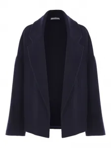 Шерстяной пиджак с лацканами Dusan, синий