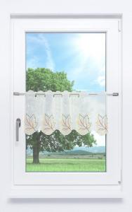 Панельная штора Plauener Spitze - осенние листья (Ш х В) 176см*30см оранжевый/разноцветный