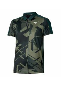 Поло Mizuno DAYBREAKERS SHADOW SHORT SLEEVE, Black Grape Leaf/Black
