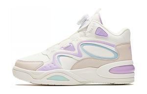 Детские кроссовки для скейтбординга GS Mid-top белые/фиолетовые Anta Kids, белый