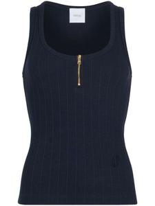 Patou топ в рубчик, синий