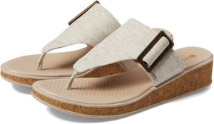 Сандалии Bzees Bay Wedge Sandals, цвет Natural Beige