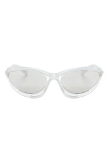 Prada Eyewear солнцезащитные очки-маска, белый