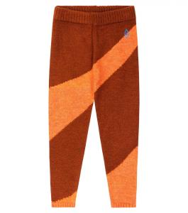 Леггинсы крокодиловой вязки The Animals Observatory, разноцветный