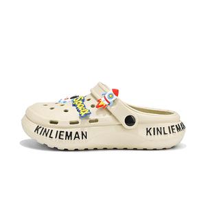 Детские тапочки с низким верхом, противоскользящие, с амортизацией от ударов и истираний, дышащие, с защитой от отскока NEZHACHAOHAI, хаки