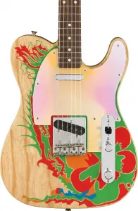Fender Jimmy Page Telecaster Dragon RW Natural с чехлом