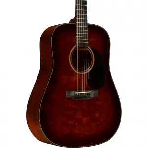 Акустическая гитара Martin Custom Shop 18 Style All Quilted Mahogany Dreadnought с отделкой Toasted Burst