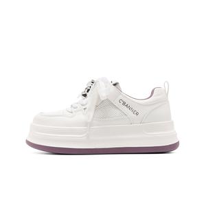 C°BANNER Низкие женские кроссовки для скейтбординга, белые, фиолетовые