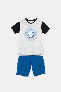 Детский хлопковый комплект Guess, белый