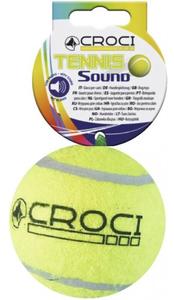 Теннисный мяч Croci со звуком 6,5 см, цвет желтый