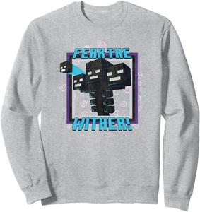 Толстовка Minecraft Wither Fear The Wither! V2, синяя