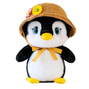 Плюшевая игрушка трансформирующийся пингвин детская кукла успокаивающая мягкая игрушка высота 35см WELTSTON, оранжевый