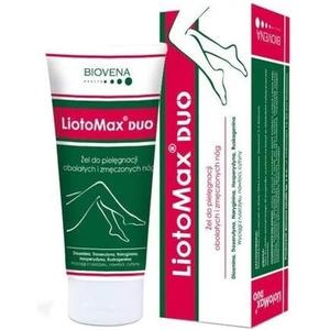 Liotomax Duo Гель для ухода за ранеными и уставшими ногами 100г, Liotomax