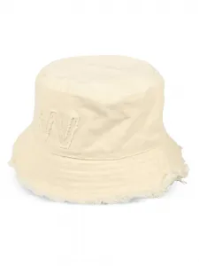 Панама с вышивкой и бахромой Weekend Max Mara, бежевый